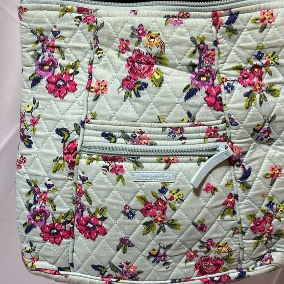 Vera Bradley Large Vera Hipster Zip Top Water Bouquet - Picture 5 of 11